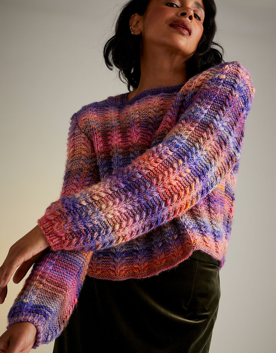 Sunset Orchard Sweater in Jewelspun - Sirdar 10719