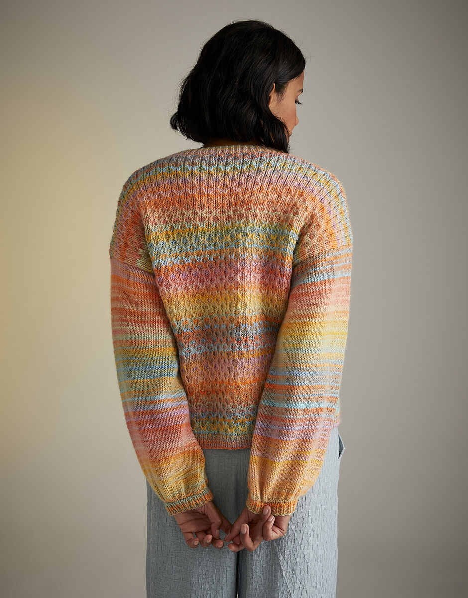 Twilight Trellis Cardigan in Jewelspun - Sirdar 10716