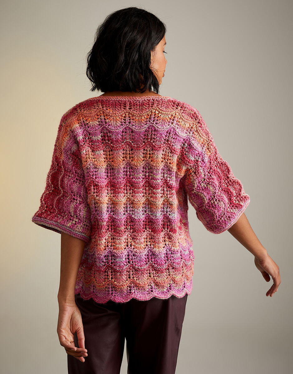 Hot House Flowers Cardigan in Jewelspun - Sirdar 10715