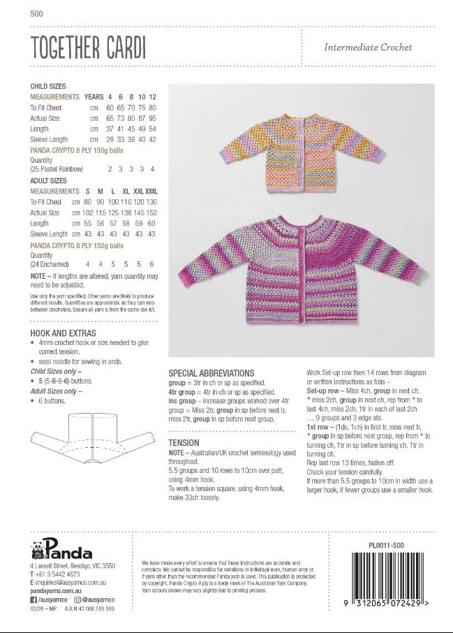 Together Cardi - Panda 500