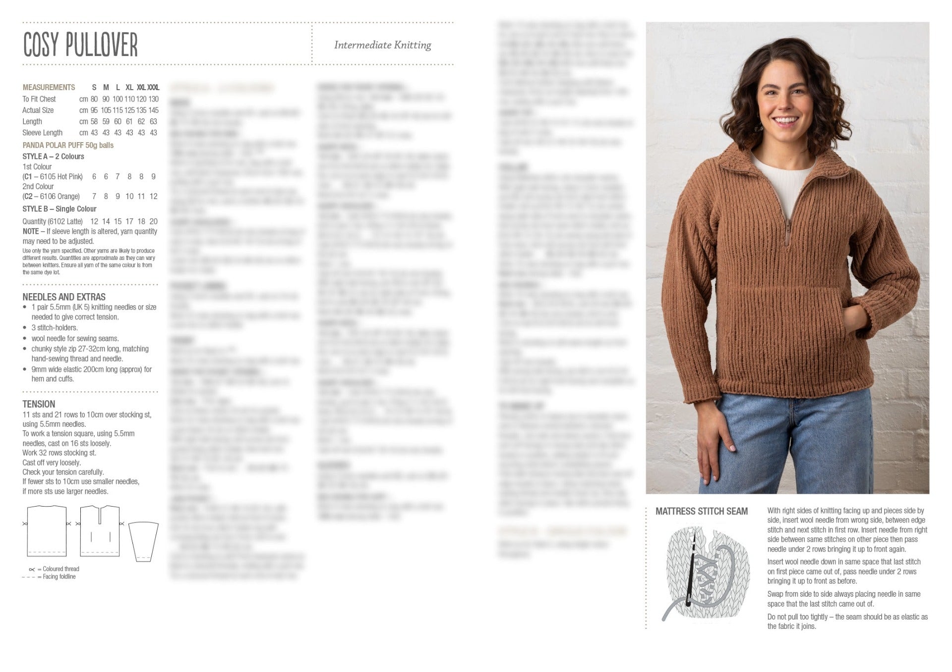 Cosy Pullover - Panda 823