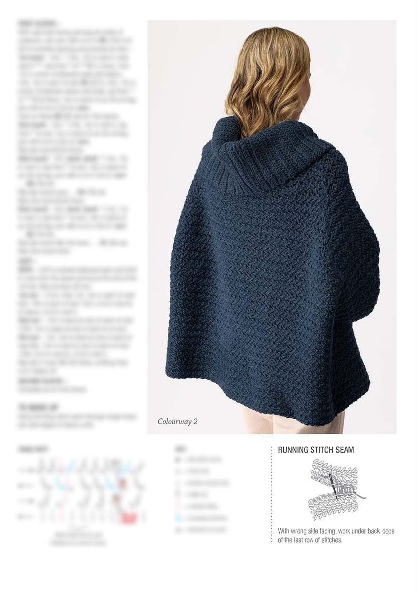Crochet Poncho Jumper - Patons 0055