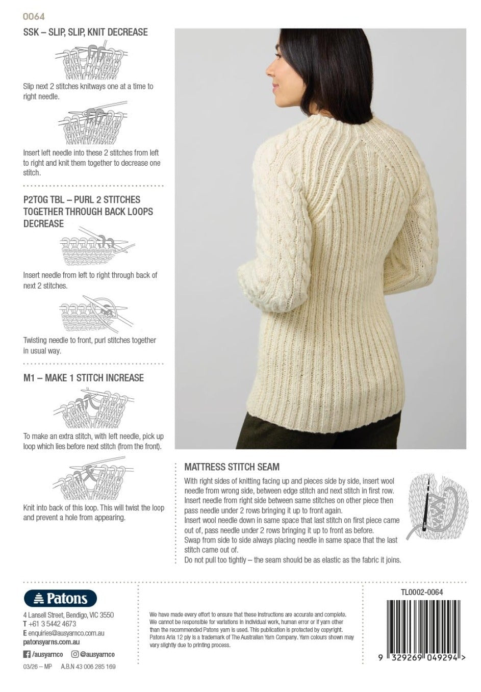 Symphony Jumper - Patons 0064