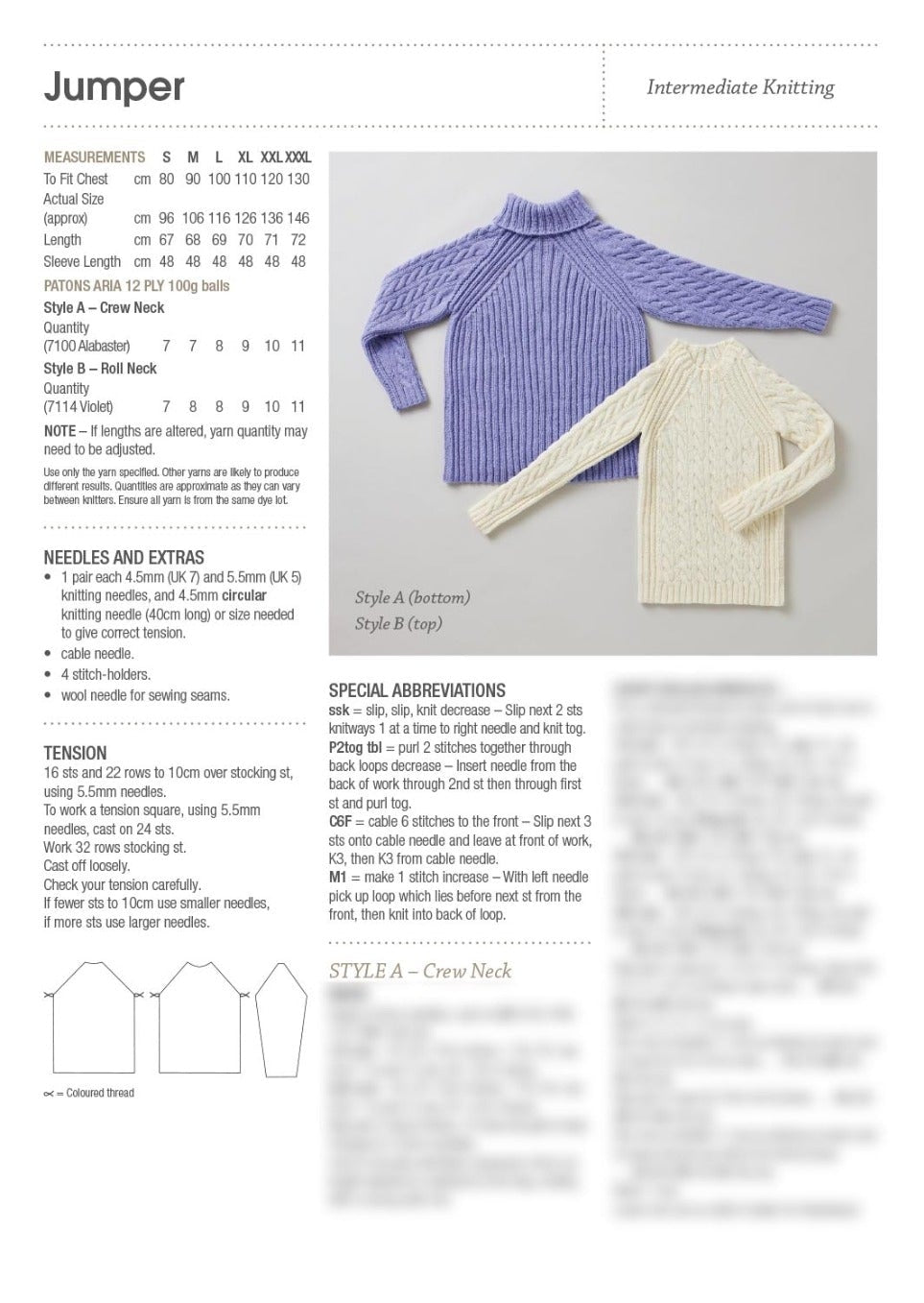 Symphony Jumper - Patons 0064