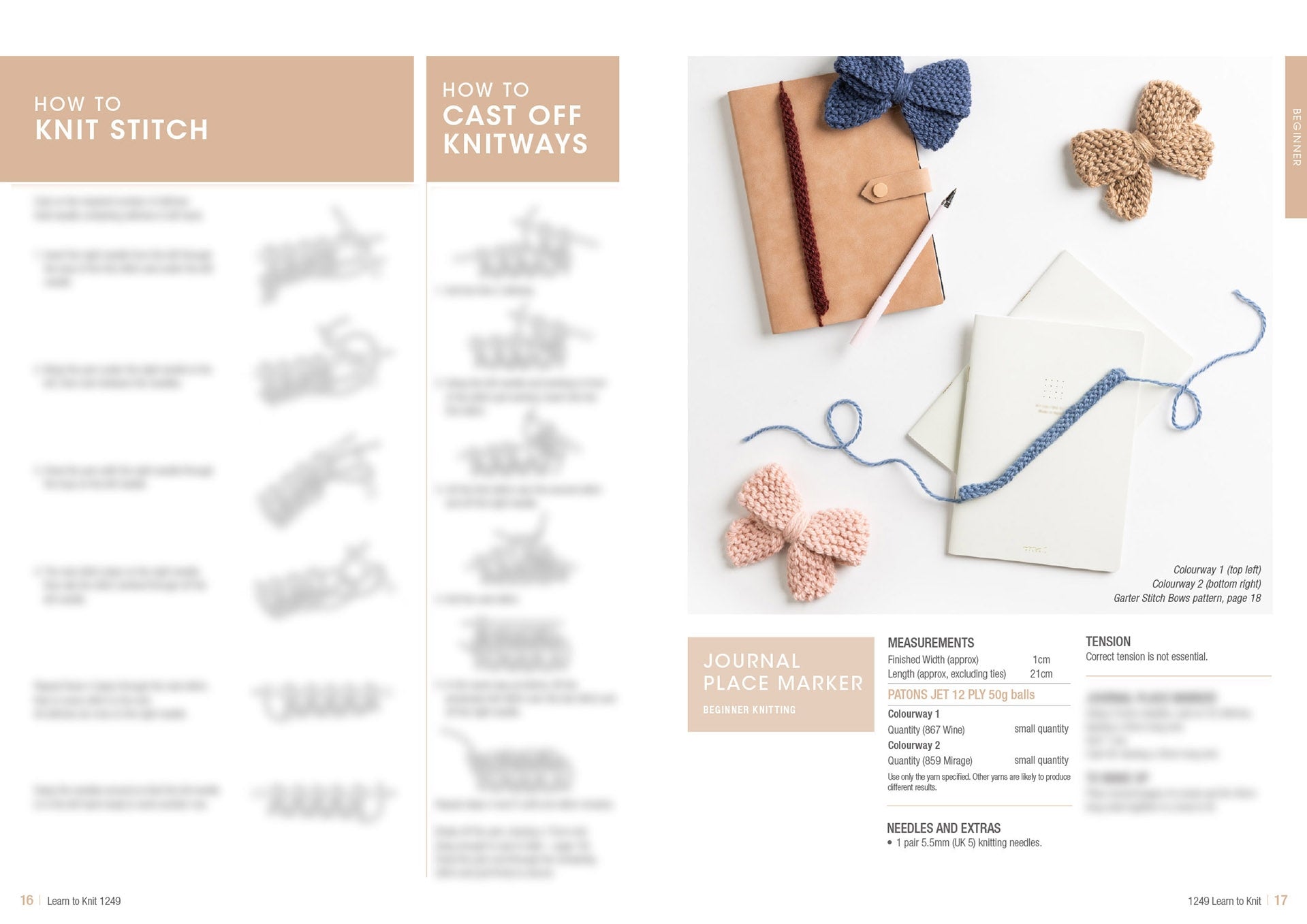 Learn to Knit - 1249 NEW EDITION