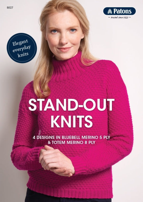 Stand-out Knits - Patons Pattern 8027