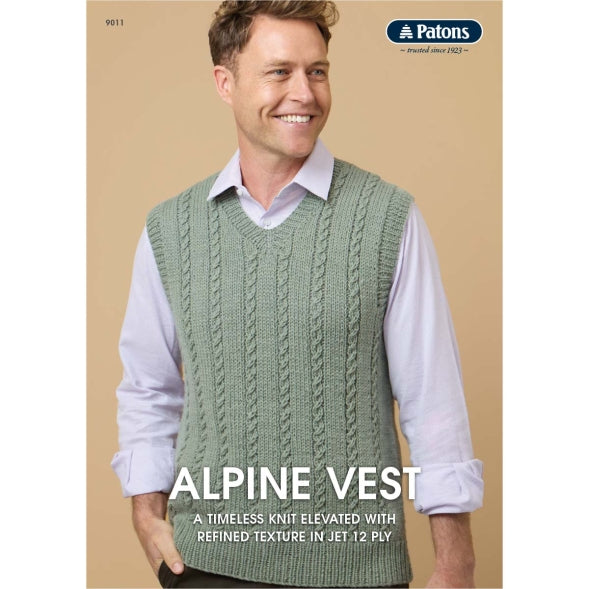 Alpine Vest - Patons 9011