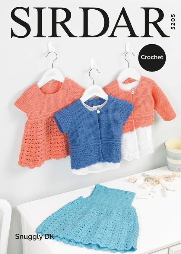 Pinafore, Dress and Cardigans - Sirdar 5205