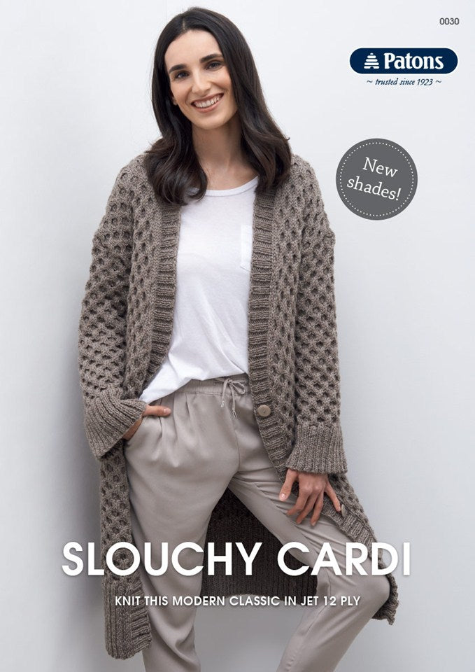 Slouchy Cardi - Patons 0030