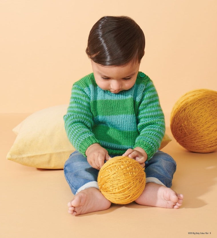 Big Baby Colour Riot - Patons Book 8029