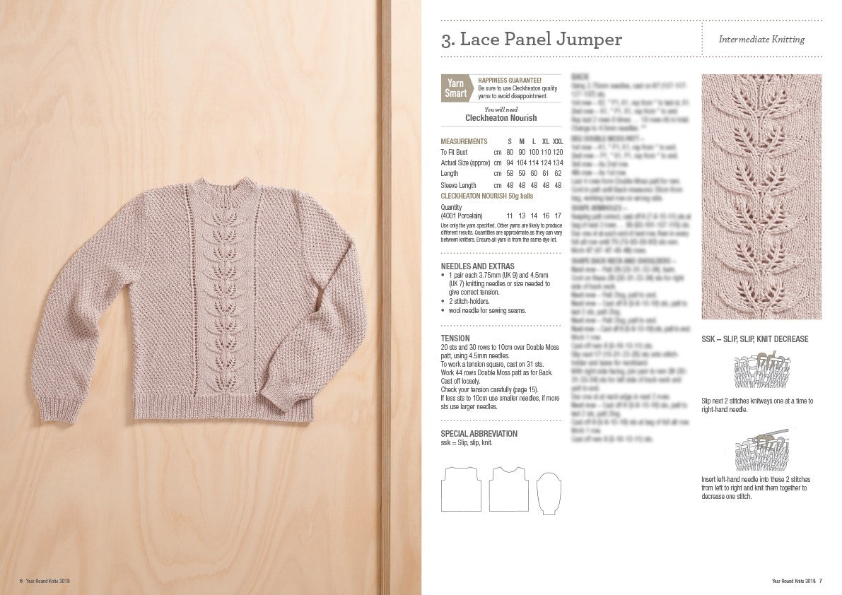 Year Around Knits - Cleckheaton 3018