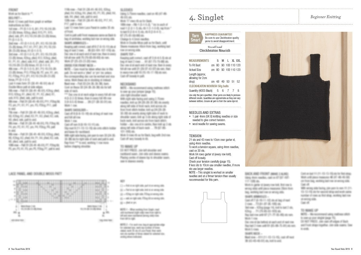 Year Around Knits - Cleckheaton 3018