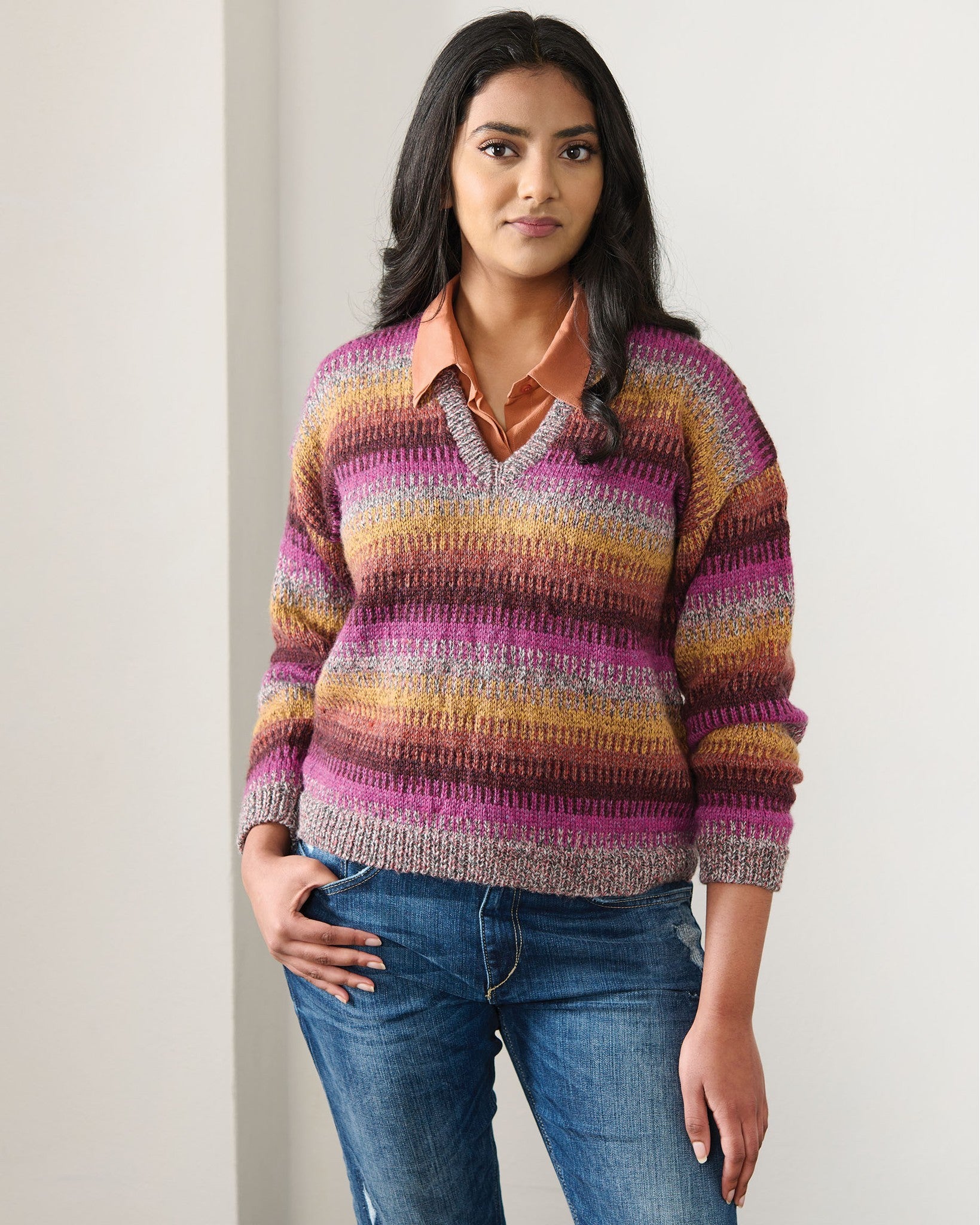 Wanderer Ramble Jumper - Patons 8033