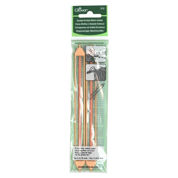 Double Ended Stitch Holders - Clover Large