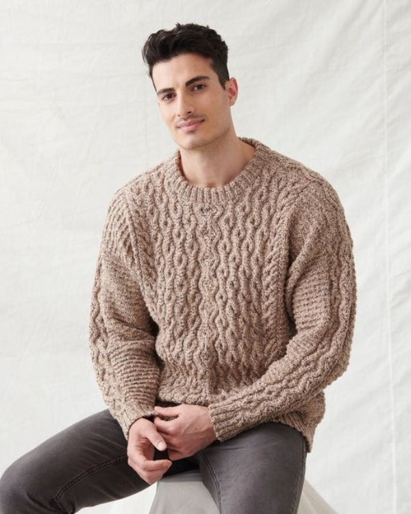 Wanderer Hearth Jumper - Patons 8033