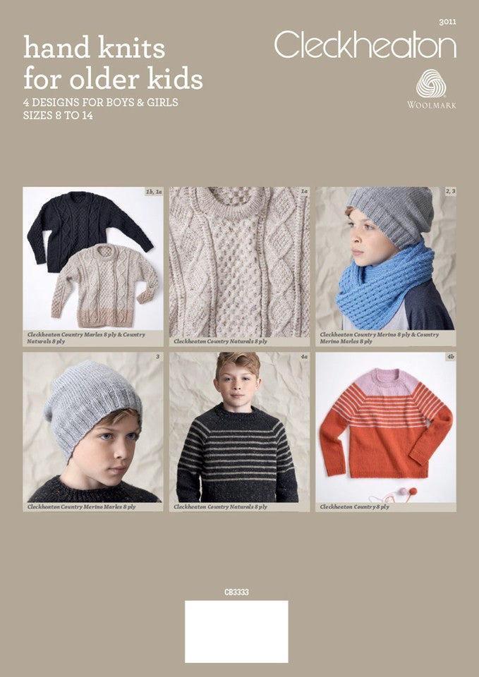 Hand Knits for Older Kids Book 3011