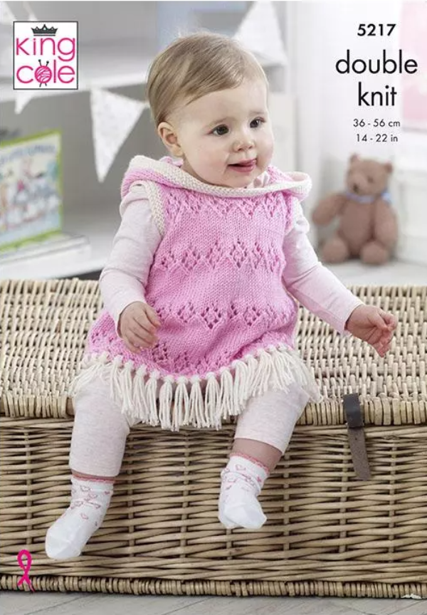 Cardigans & Top Knitted in in DK - King Cole 5217