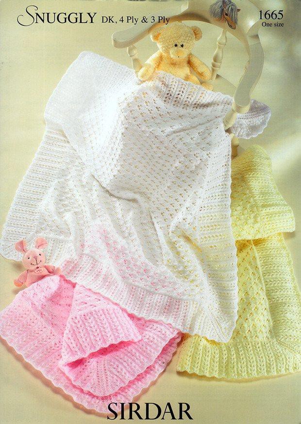 Shawls in Snuggly 3 ply, 4 ply and 8 ply - Sirdar 1665