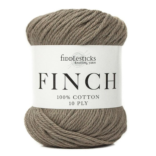 Fiddlesticks Finch Cotton 10 ply Brown