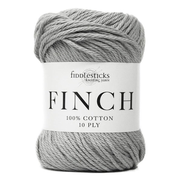 Fiddlesticks Finch Cotton 10 ply Silver