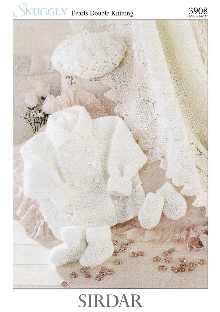 Layette in Snuggly Pearls - Sirdar 3908
