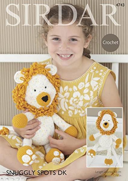Logan the Lion Toy - Sirdar 4743