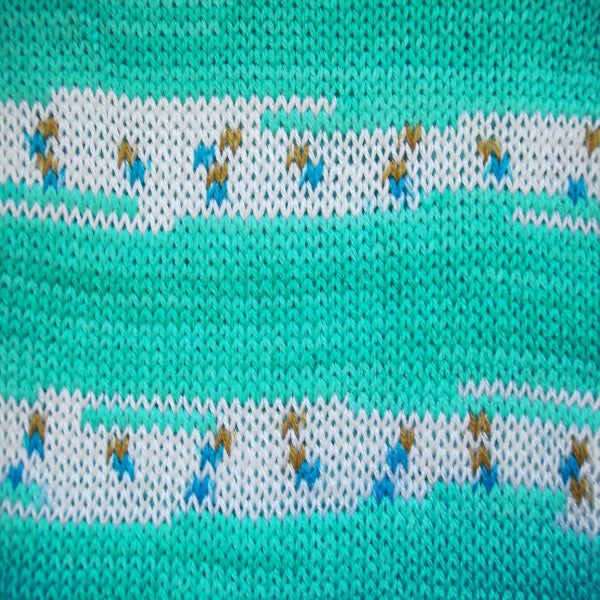Heirloom Dazzle Star 8 ply Teal