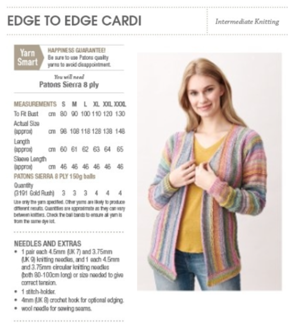 Sierra Edge to Edge Cardi