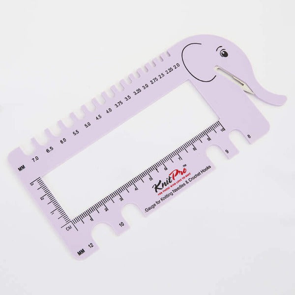 Needle and Crochet View Sizer with Yarn Cutter - KnitPro