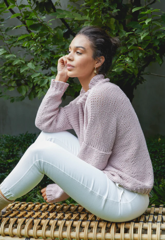 Trigg Dropped Shoulder Cable Jumper - Fiddlesticks 816