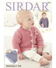 Cardigan and Blanket in DK Snuggly - Sirdar 4814