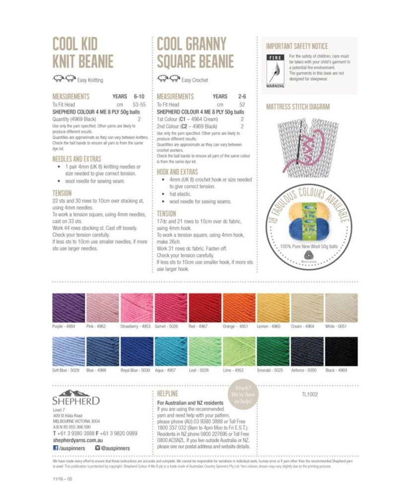 Cool Kids Beanie - Shepherd 5501