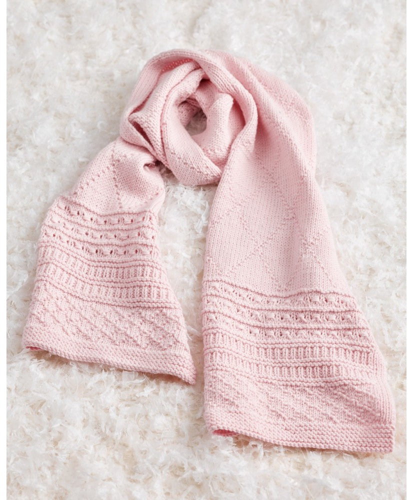 Diamond Poncho & Scarf - Superfine Merino 435