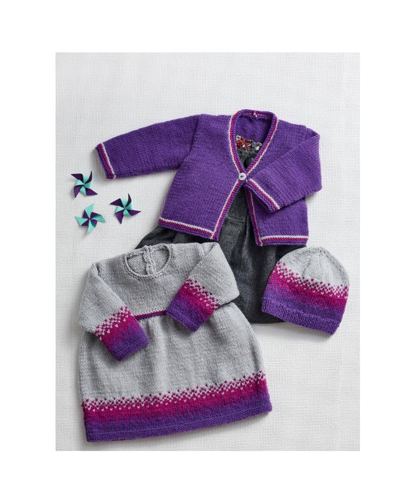 Dress, Cardigan and Hat - Sirdar 4946