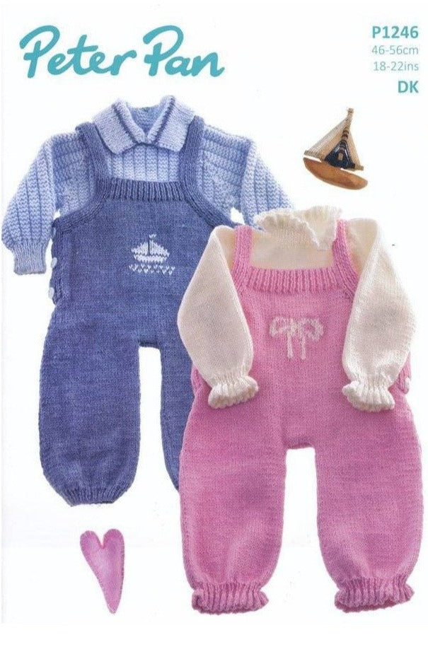 Dungarees and Sweaters - Peter Pan DK P1246
