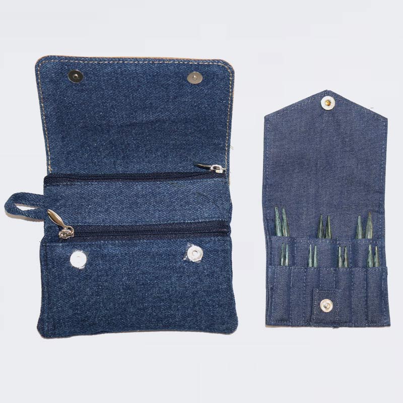 Indigo Wood Mini Interchangeable Needle Set - KnitPro