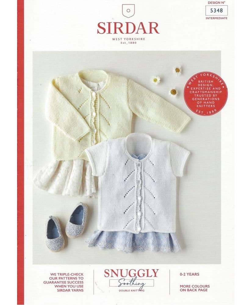 Lace Panel Cardigan - Sirdar 5348