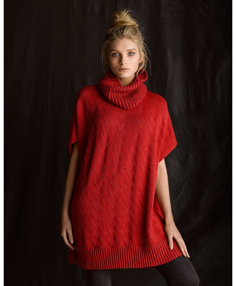 Mock Cable Tunic - Superfine Merino 441