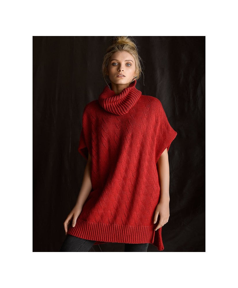 Mock Cable Tunic - Superfine Merino 441