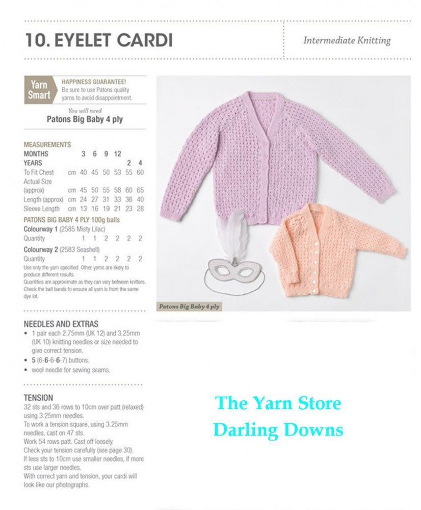 Mod Knits in Big Baby - Patons 1105