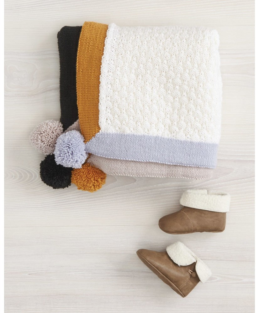 Modern Pram Blanket - Superfine Merino 459