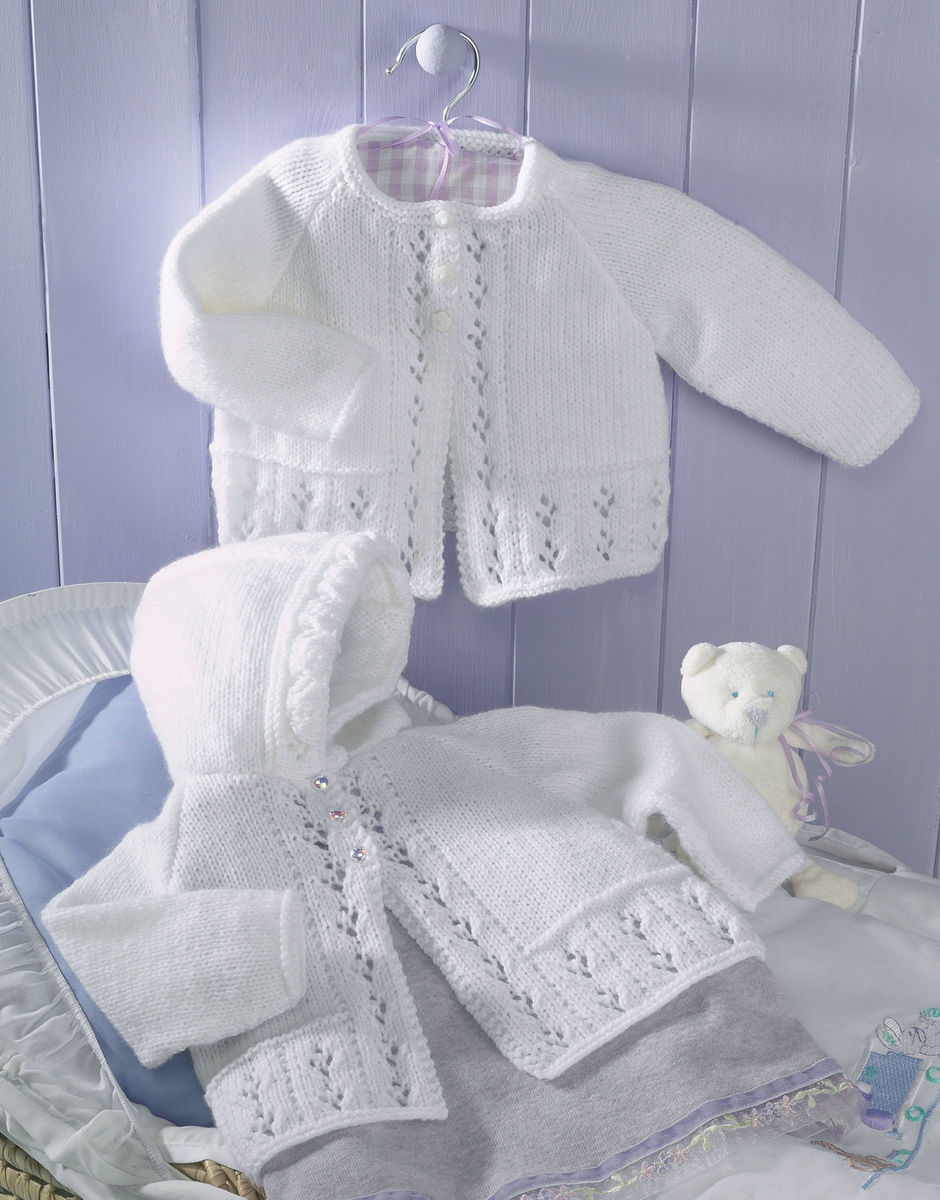 Baby Girl's Matinee Coats - Sirdar 1579