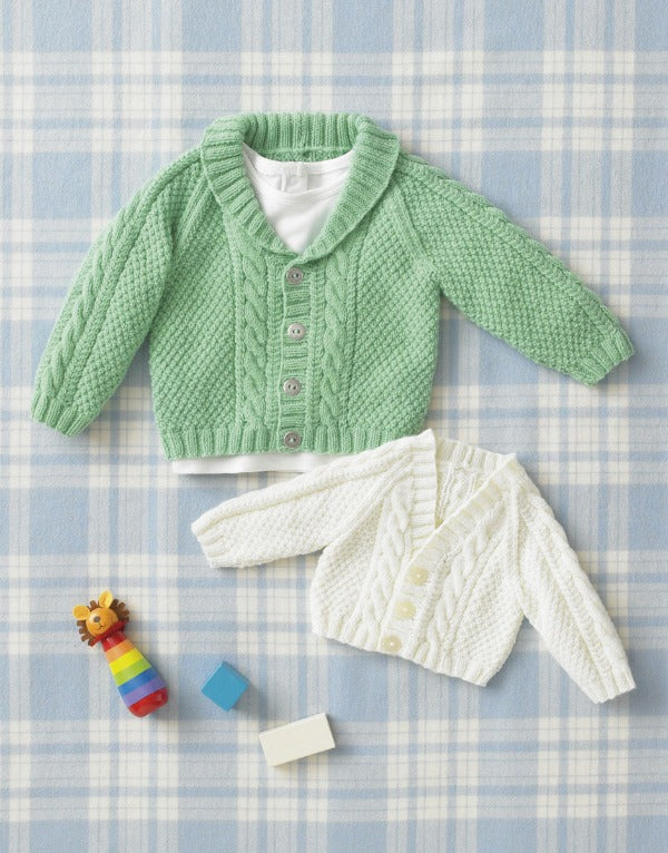 Baby Boy's Raglan Cardigans - Sirdar 4884