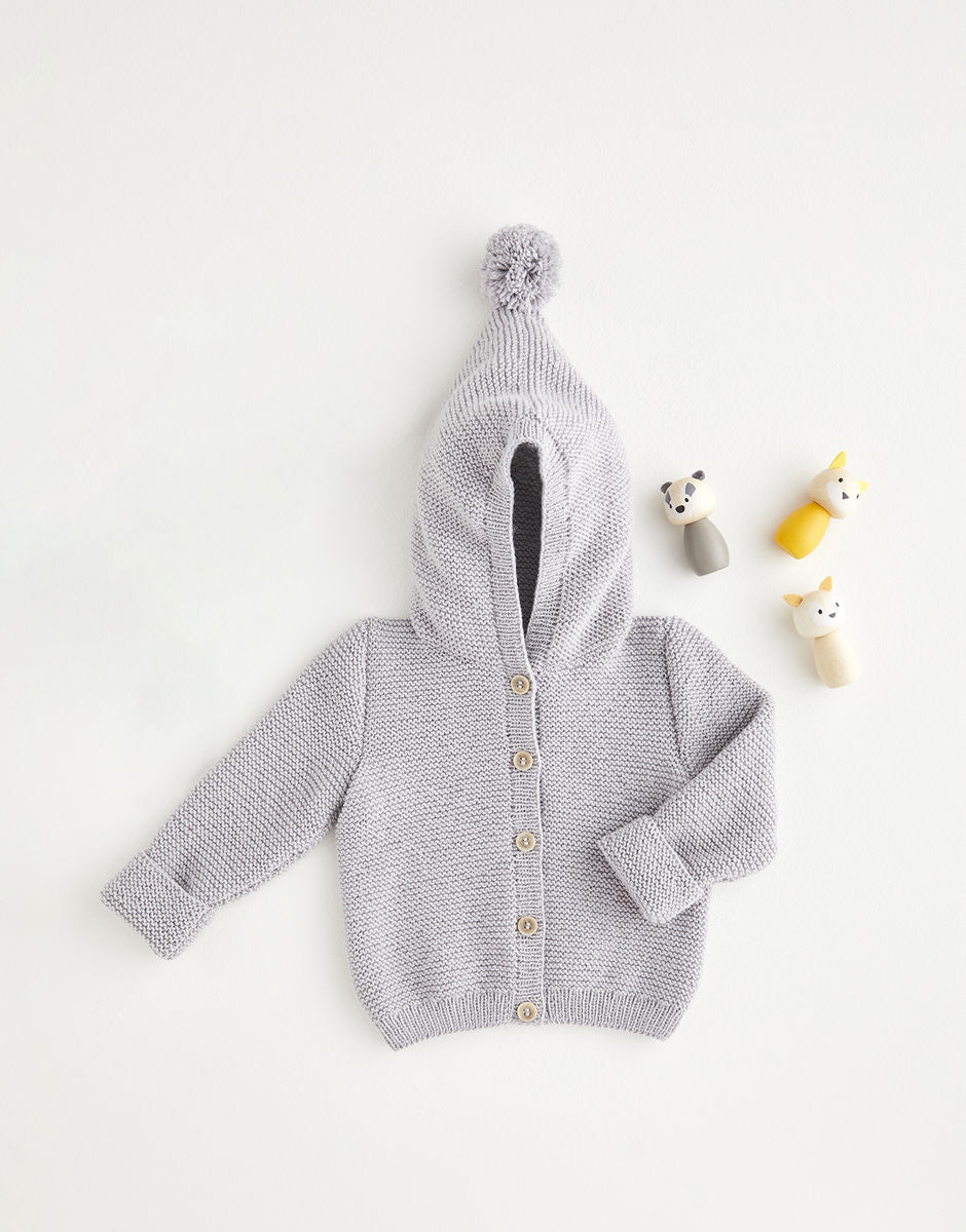 Pixie Hood Jacket in Snuggly DK - Sirdar 5390