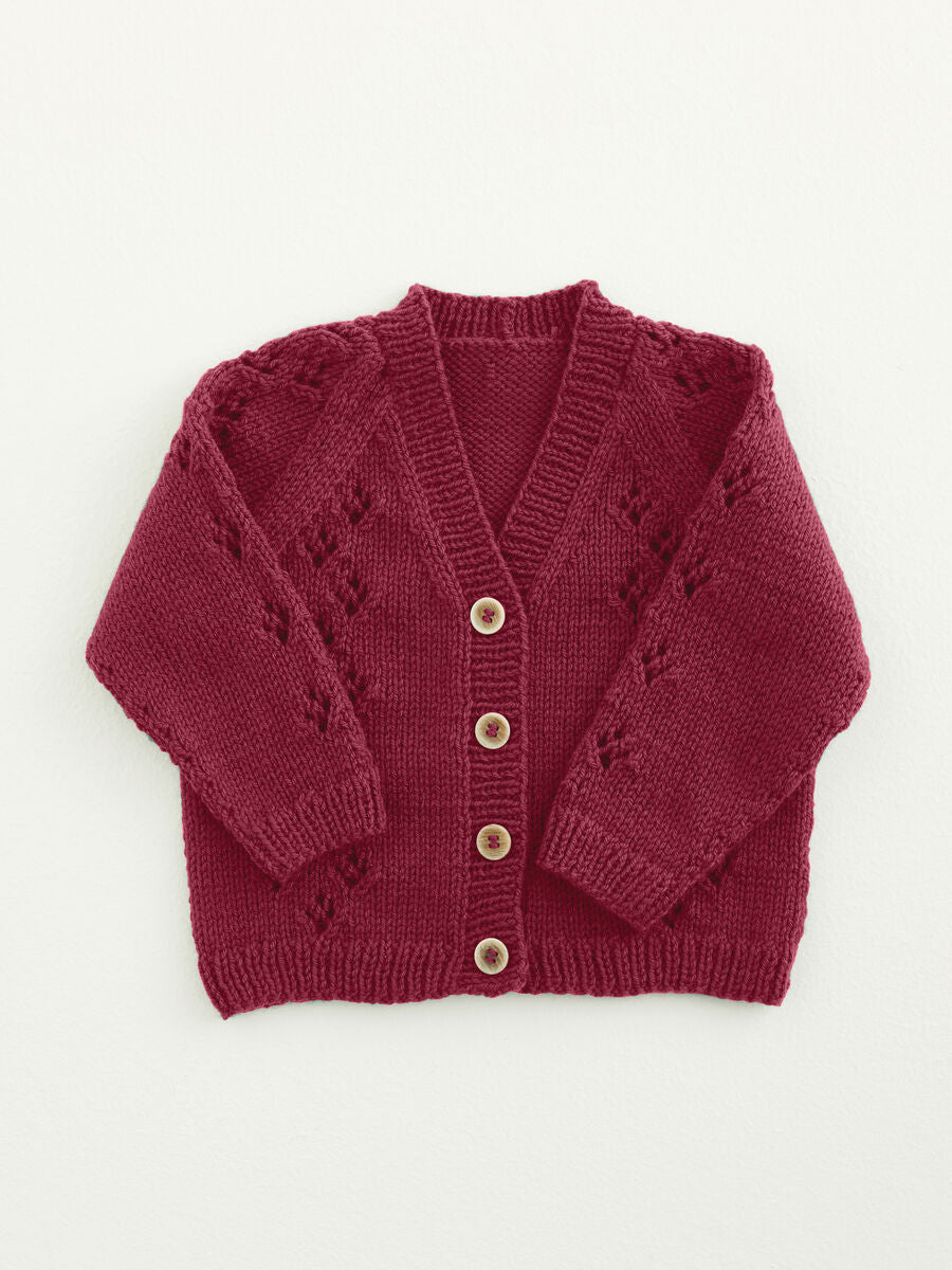 Paw Print Cardigan & Dungarees in Snuggly DK - Sirdar 5433