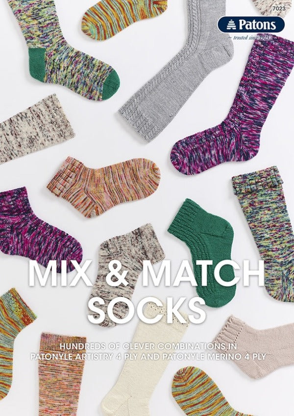 Mix & Match Socks - Patons 7023