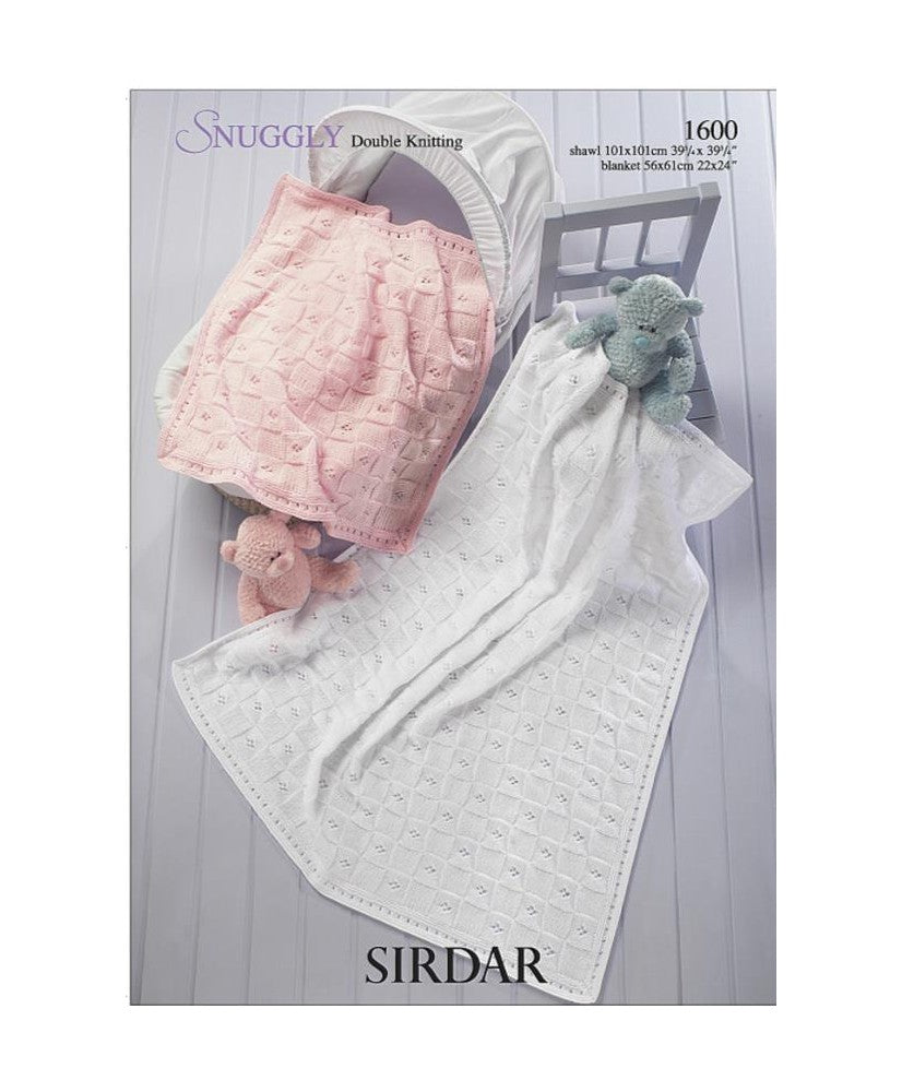 Shawl and Blanket in DK Snuggly - Sirdar 1600