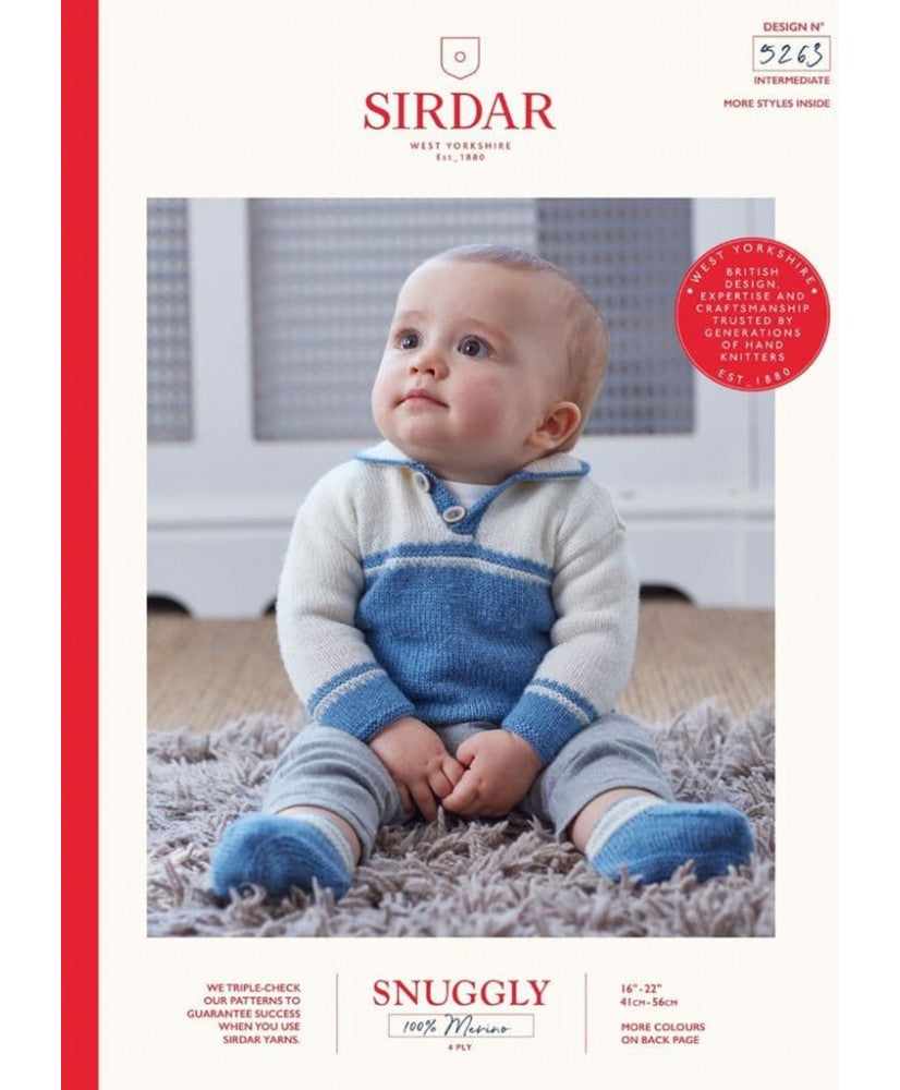 Sweater and Bootees - Sirdar 5263
