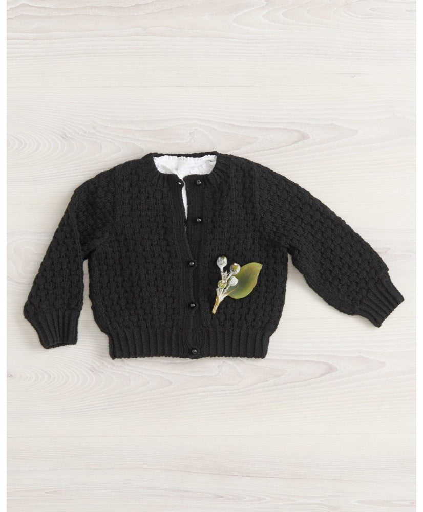 Tiny Bow Cardi & Vest - Superfine Merino 455