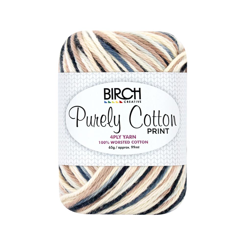 Purely Cotton 4 ply Print - Birch